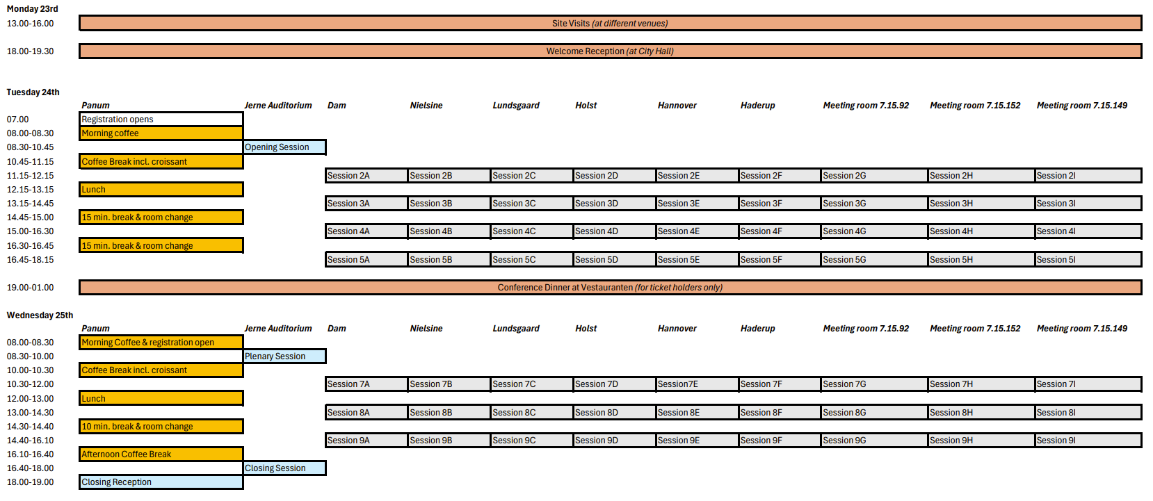 Program overview EAOF 2025